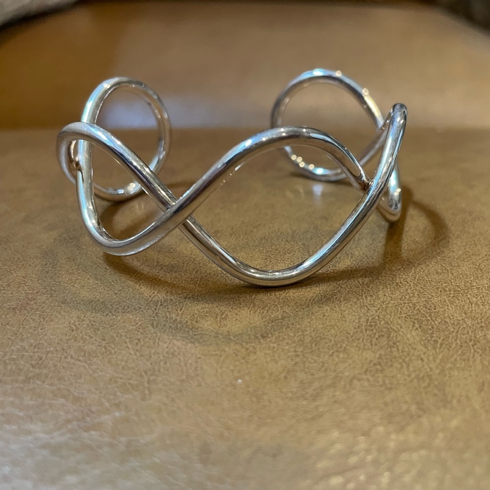 Silver Cuff Bracelet - Picture 3 of 8